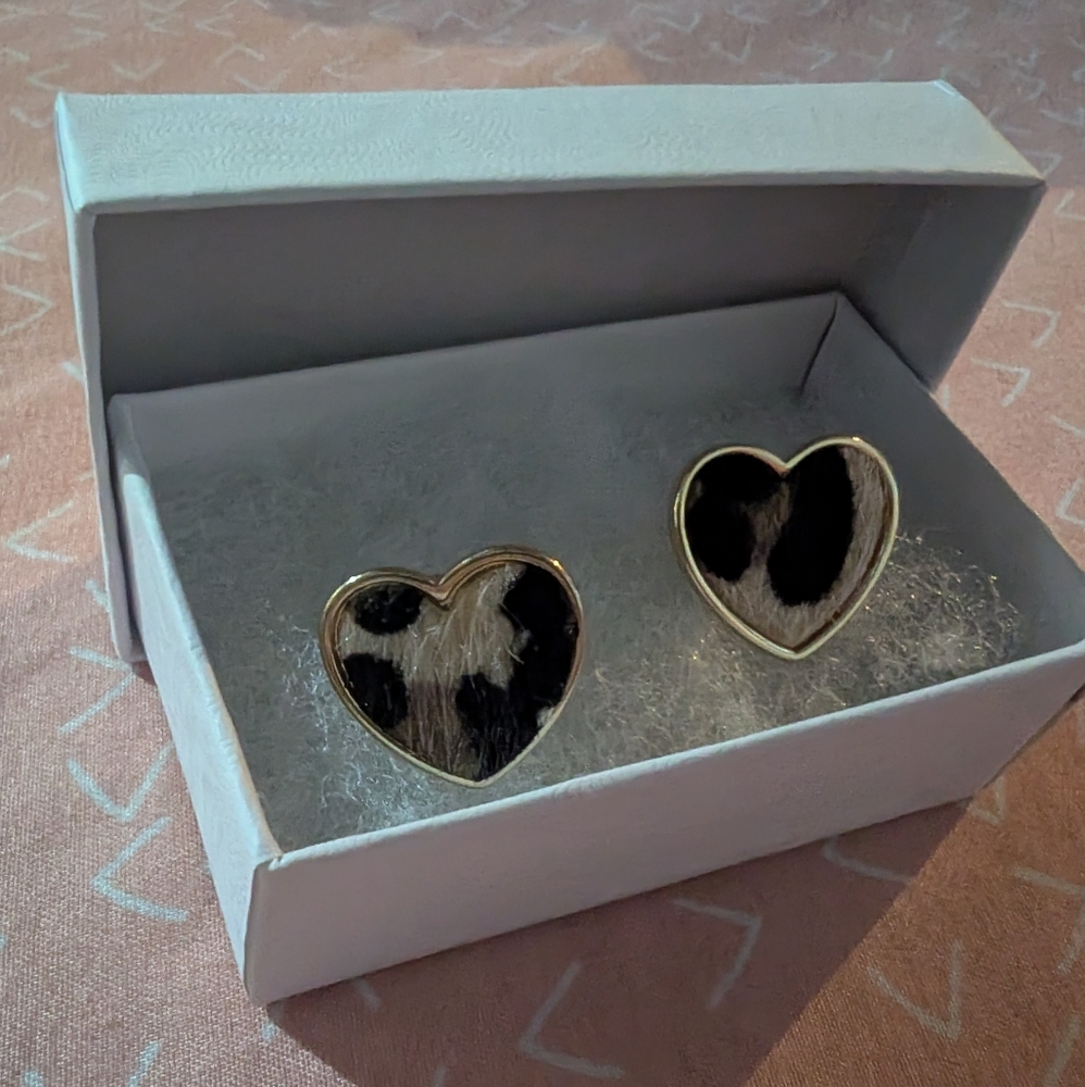 Leopard Print Earrings